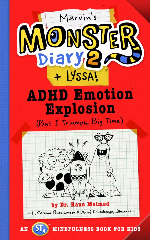 Cover for Marvin's Monster Diary 2 (+ Lyssa!): ADHD Emotion Explosion
